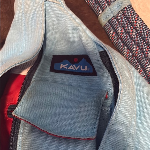 KAVU Light Blue Crossbody Bag - Picture 2 of 3